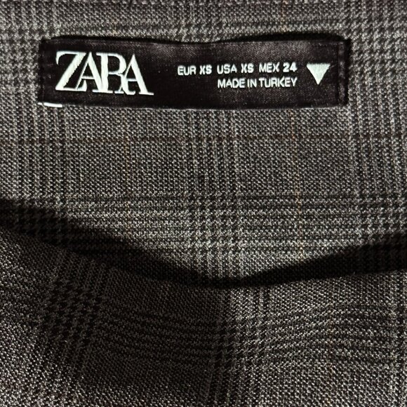 ZARA Y2K PLEATED MINI SKORT DARK ACADEMIA CLASSIC OLD MONEY PREPPY BADDIE XS - Picture 5 of 5
